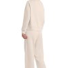 Two Piece Sets for Women Fall Outfits Lounge Sets Mock Neck Tops Wide Leg Pants Vacation Travel Airport Outfits
