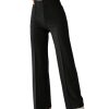 Women's Straight Leg Dress Pants High Waisted Slacks Casual Work Office Pants Trousers