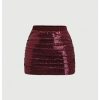 Women's Y2k 2 Piece Sexy Outfits Backless Halter Crop Top and Ruched Bodycon Mini Skirt Set