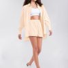 Women's Summer 2 Piece Sets Long Sleeve Button Down Shirts Matching Short Sets Beach Vacation Cruise Outfits 2025
