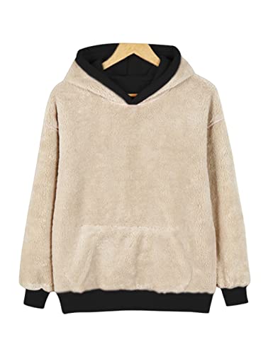 Women's Athletic Hoodies Sherpa Fleece Lined Workout Pullover Winter Warm Thicken Sweatshirt