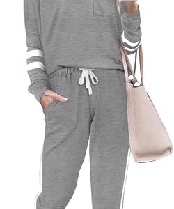 Lounge Sets for Women 2 Piece Travel Sweatsuits Fall Outfits Loungewear Matching Clothing Set 2025 S-3XL