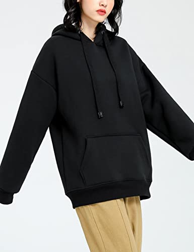 Women's Athletic Hoodies Sherpa Fleece Lined Workout Pullover Winter Warm Thicken Sweatshirt