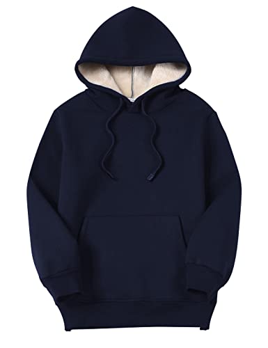 Women's Athletic Hoodies Sherpa Fleece Lined Workout Pullover Winter Warm Thicken Sweatshirt