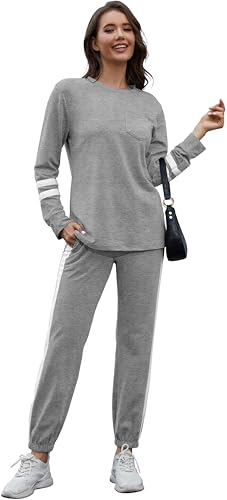 Lounge Sets for Women 2 Piece Travel Sweatsuits Fall Outfits Loungewear Matching Clothing Set 2025 S-3XL