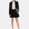 Women's Business Casual Blazer Suit Sets and Pleated Mini Skirt 2 Piece Outfits Trendy Long Sleeve Y2K Clothes 2025