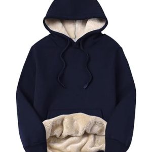 Women's Athletic Hoodies Sherpa Fleece Lined Workout Pullover Winter Warm Thicken Sweatshirt