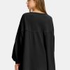Womens Fall Long Sleeve Shirts V Neck Casual Maternity Tops Loose Babydoll Pullover Dressy Tunic Blouse Outfits 2025