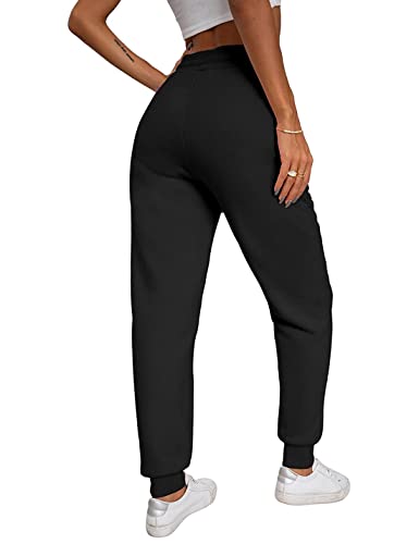 Women's Warm Sherpa Lined Athletic Sweatpants Jogger Fleece Pants
