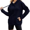 Women's Athletic Hoodies Sherpa Fleece Lined Workout Pullover Winter Warm Thicken Sweatshirt
