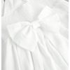 Girl's Criss Cross Bow Dress Smocked A Line Fit and Flare Midi Party Dresses