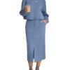 Womens 2 Piece Skirts Set Fall Fashion 2025 Drawstring Sweatshirts Midi Dress Lounge Travel Outfits Winter Clothing