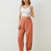 Womens Baggy Wide Leg Pants Casual Elastic Waisted Palazzo Harem Pants with Pockets