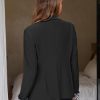 Women Casual Long Sleeve Leopard Cuff Blazers Open Front Stretchy Knit Blazer Business Work Office Suit Jacket Pockets
