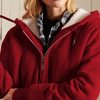 412UGsXMN3L.jpg Women's Casual Full Zip Up Sherpa Lined Hoodie Sweatshirt Jacket Coat