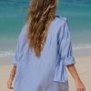 Women's Summer 2 Piece Sets Long Sleeve Button Down Shirts Matching Short Sets Beach Vacation Cruise Outfits 2025