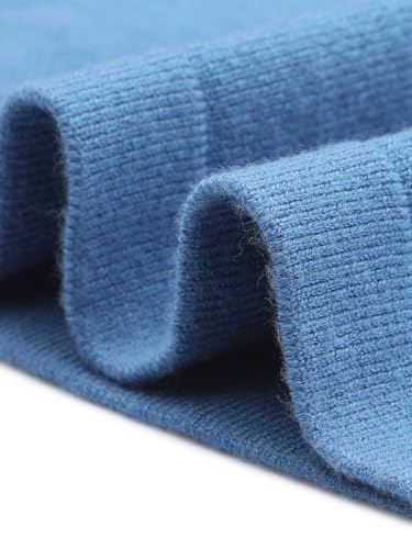 Pullover Sweaters for Women Long Sleeve Crew Neck Casual Loose Fit Stretchy Knit Sweater Elegant Peplum Tops 2025