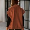 41BRd5WtDyL.jpg Women's Fleece Vest Casual Sleeveless Button Down Winter Warm Sherpa Jacket with Pockets