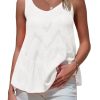 Womens Summer Sleeveless Scoop Neck Knit Sweater Vest Crochet Hollow Out Tank Tops Beach Vacation 2025