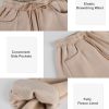 Womens Fleece Lined Sweatpants Barrel Leg High Waist Winter Joggers Cozy Home Travel Lounge Pants with Pockets