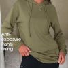 Women 2 Piece Sets Cotton Sweatsuits Fall Hooded Sweatshirt Cargo Skort Skirt Stretchy Tracksuit Casual Tennis Pockets