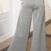 Women's High Waisted Drawstring Waist Wide Leg Sweatpants with Pockets Casual Loose Yoga Pants