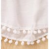 Girl's Swimsuit Coverups Chiffon Short Sleeve Beach Dress Bathing Suit Cover Up
