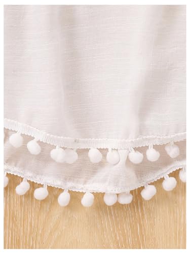 Girl's Swimsuit Coverups Chiffon Short Sleeve Beach Dress Bathing Suit Cover Up