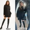 Womens Casual Oversized Long Sleeve Sweater Dress with Pocket Loose Fit Knit Fall Winter Long Pullover Sweater Tunic