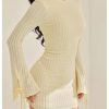 Women's Sexy Boat Neck Backless Mini Dress Bell Sleeve Bodycon Y2k Going Out Short Dress