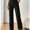 Women's Straight Leg Dress Pants High Waisted Slacks Casual Work Office Pants Trousers