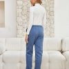 Womens Sherpa Lined Sweatpants Winter Warm Fleece Joggers Casual Lounge Pants