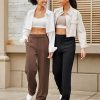 Smoofit Modal Soft Women Wide Leg Sweatpants with Pockets Yoga Pants Casual Lounge Trousers Petite/Regular/Tall