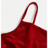 Girl's Velvet Cowl Neck Dress Drawstring Ruched Bodycon Spaghetti Strap Holiday Dress