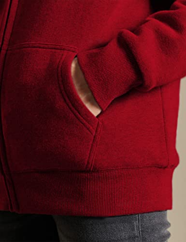 41Y2JM5ntL.jpg Women's Casual Full Zip Up Sherpa Lined Hoodie Sweatshirt Jacket Coat