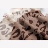 Women Leopard Print Sweater Vest Side Tie Knit Tank Tops Sleeveless Crew Neck Casual Fall Outfits