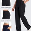 Smoofit Modal Soft Women Wide Leg Sweatpants with Pockets Yoga Pants Casual Lounge Trousers Petite/Regular/Tall