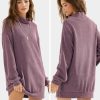 Womens Casual Oversized Long Sleeve Sweater Dress with Pocket Loose Fit Knit Fall Winter Long Pullover Sweater Tunic