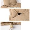 Women's Cropped Puffer Vest Zip Up Stand Collar Sleeveless Outerwear with Pockets