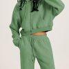 41gIMOFyRTL.jpg Women's Fleece 2 Piece Outfits Sweatsuits Pullover Hoodie Sweatshirt Jogger Pants Tracksuits Set
