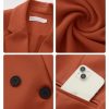 Women's Business Casual Blazers Lightweight Long Sleeve Knit Lapel Loose Fit Work Office Suit Jackets with Pocket 2025