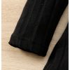 Girl's Casual Sweater Dress Mock Neck Long Sleeve Knitted Midi Dress