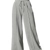 Women's High Waisted Drawstring Waist Wide Leg Sweatpants with Pockets Casual Loose Yoga Pants