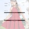 Girl's Scallop Trim Halter Sleeveless Flare Hem Solid A Line Mini Dress