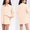 Women's Summer 2 Piece Sets Long Sleeve Button Down Shirts Matching Short Sets Beach Vacation Cruise Outfits 2025