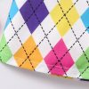 Girl's Geometric Colorblock Collared Tank Dress Sleeveless Button Down Dress