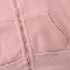 Women's Casual Full Zip Up Sherpa Lined Hoodie Sweatshirt Jacket Coat