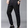 Mens Winter Warm Sherpa Lined Active Thermal Jogger Fleece Sweatpants Pant