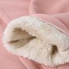 Women's Casual Full Zip Up Sherpa Lined Hoodie Sweatshirt Jacket Coat