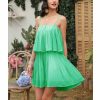 Womens 2025 Summer Romper Dress Spaghetti Strap Pleated Beach Vacation Outfit Fashion Cruise Short Jumpsuit Outfits